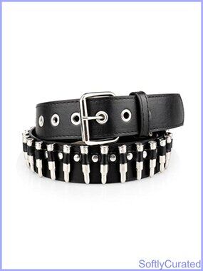 Studded Belt Metal Rivet Punk Rock Goth Grommet